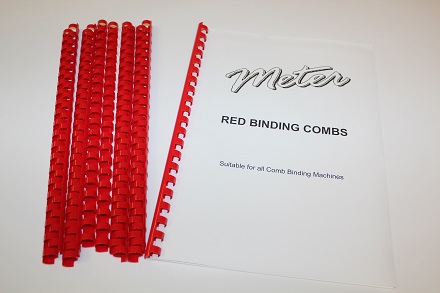 Red Binding Combs 